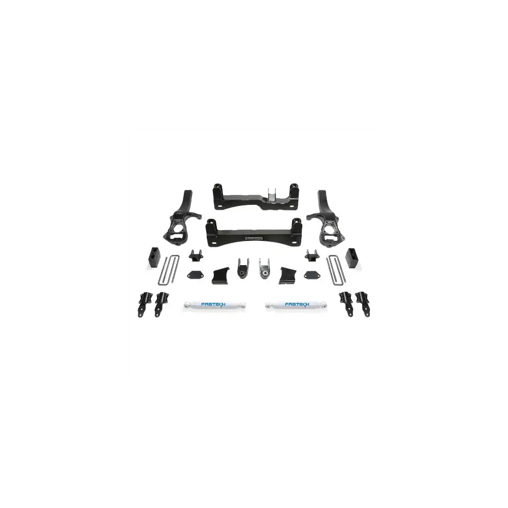 Fabtech Basic Lift System w/ Shocks - 6" Lift - FBTK1150